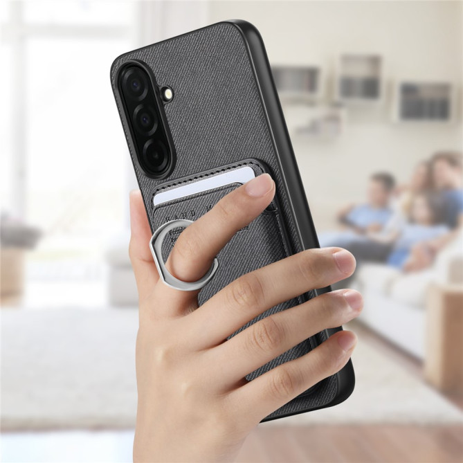 Coque Samsung Galaxy A37 Tissu avec Support ALBA