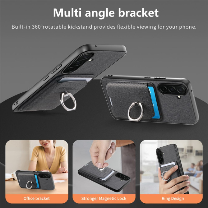 Coque Samsung Galaxy A37 Tissu avec Support ALBA