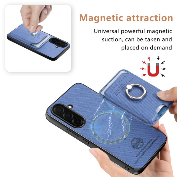 Coque Samsung Galaxy A37 Tissu avec Support ALBA