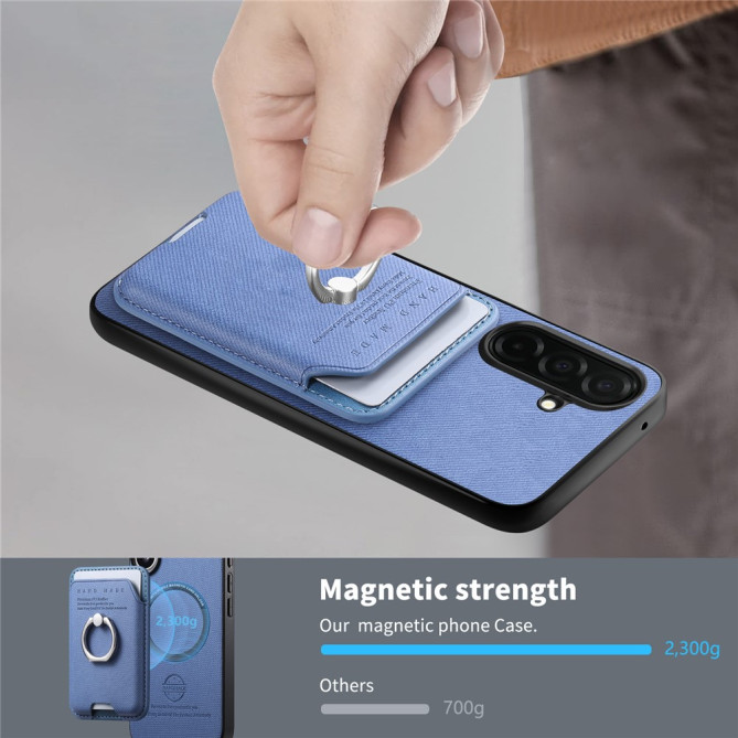 Coque Samsung Galaxy A37 Tissu avec Support ALBA