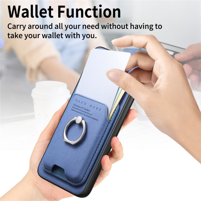 Coque Samsung Galaxy A37 Tissu avec Support ALBA