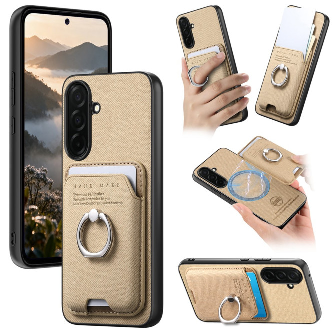 Coque Samsung Galaxy A37 Tissu avec Support ALBA