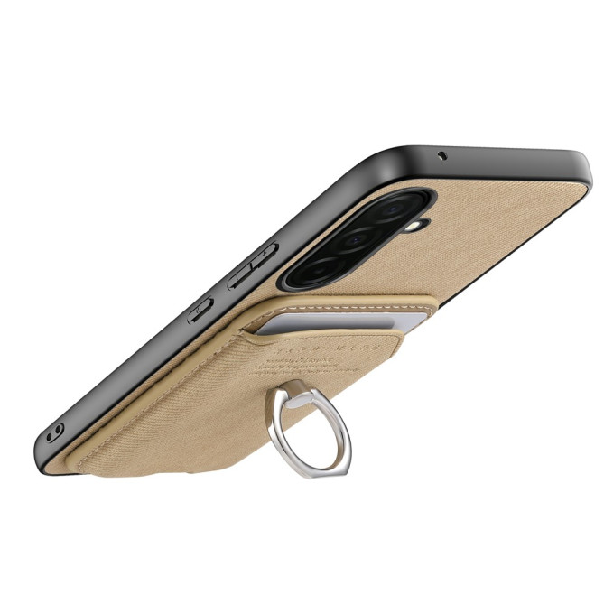 Coque Samsung Galaxy A37 Tissu avec Support ALBA