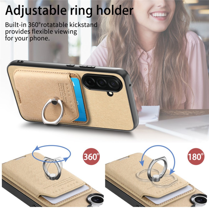 Coque Samsung Galaxy A37 Tissu avec Support ALBA