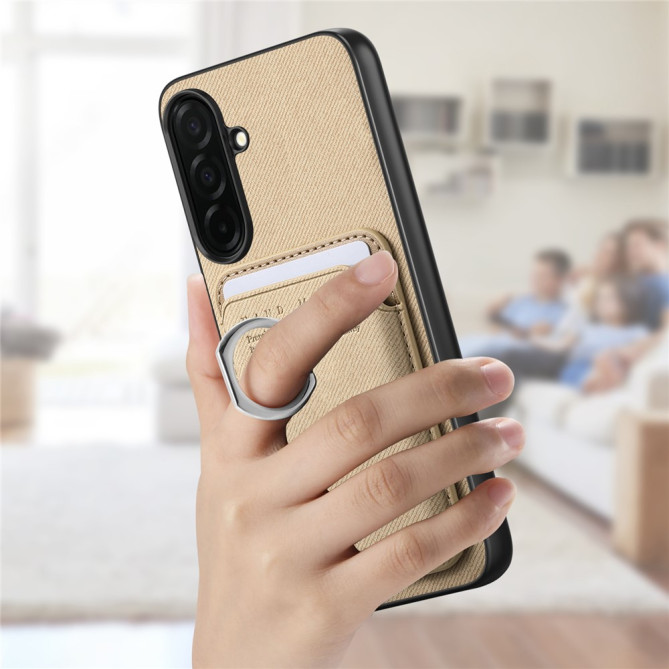 Coque Samsung Galaxy A37 Tissu avec Support ALBA