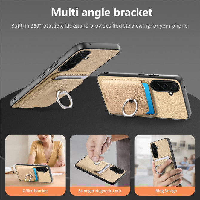 Coque Samsung Galaxy A37 Tissu avec Support ALBA