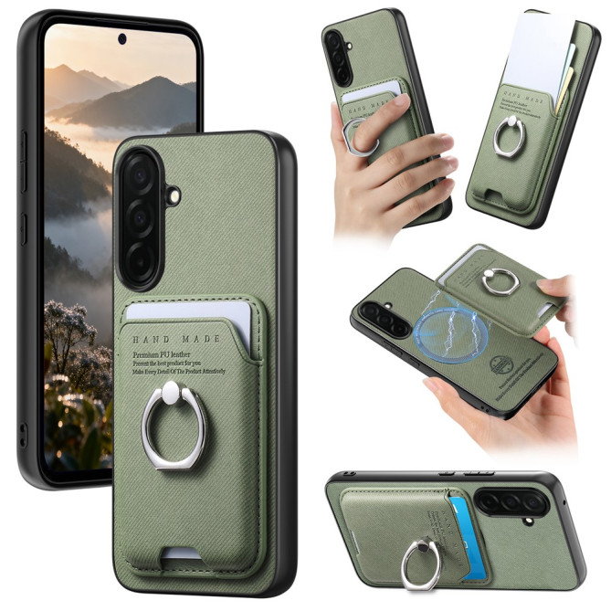 Coque Samsung Galaxy A37 Tissu avec Support ALBA