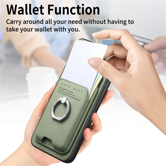 Coque Samsung Galaxy A37 Tissu avec Support ALBA