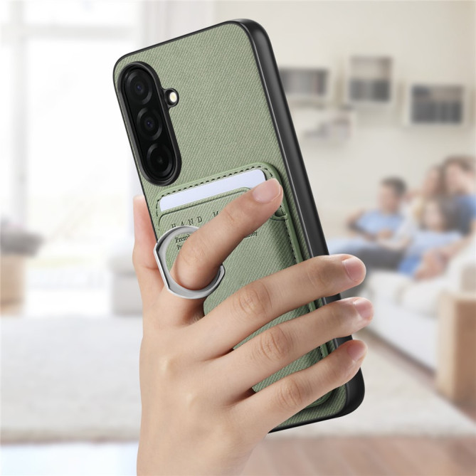 Coque Samsung Galaxy A37 Tissu avec Support ALBA