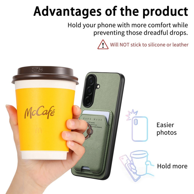 Coque Samsung Galaxy A37 Tissu avec Support ALBA