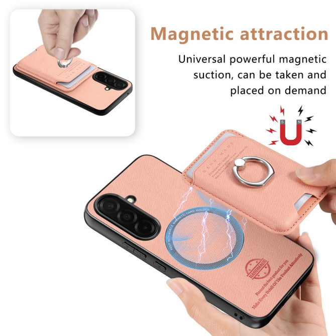 Coque Samsung Galaxy A37 Tissu avec Support ALBA