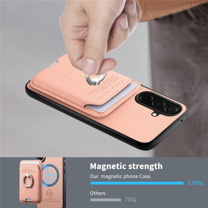 Coque Samsung Galaxy A37 Tissu avec Support ALBA