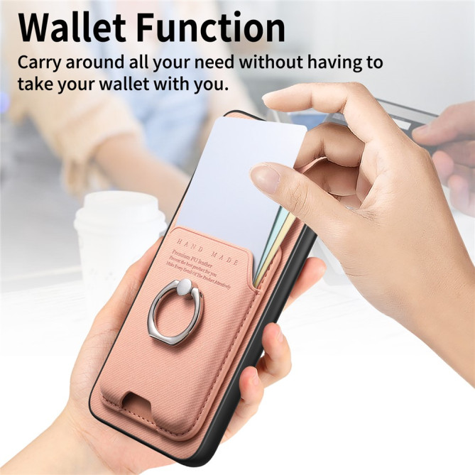 Coque Samsung Galaxy A37 Tissu avec Support ALBA