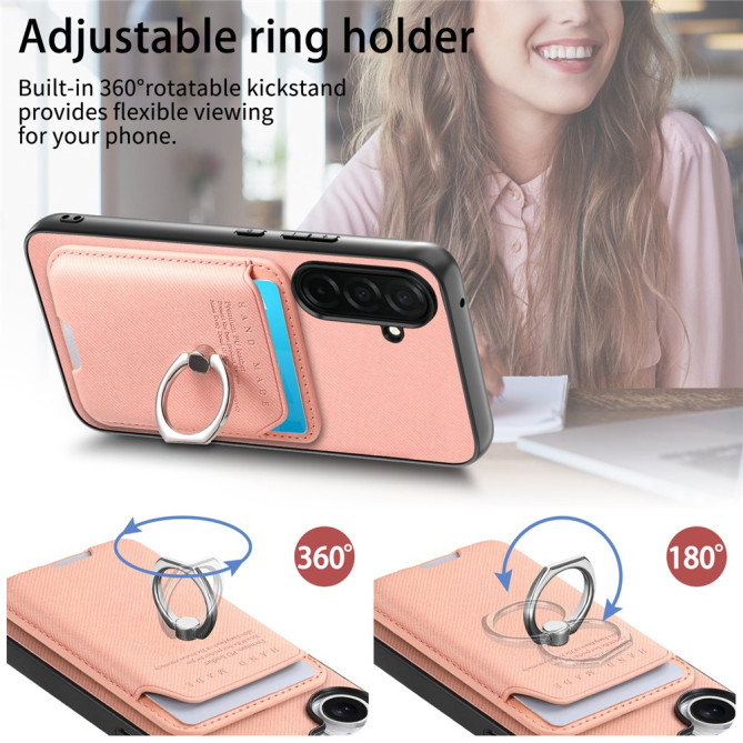 Coque Samsung Galaxy A37 Tissu avec Support ALBA