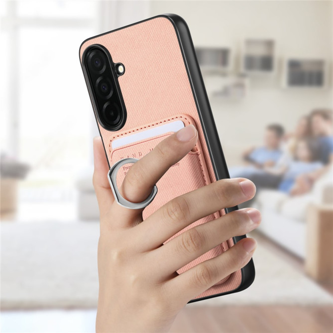 Coque Samsung Galaxy A37 Tissu avec Support ALBA