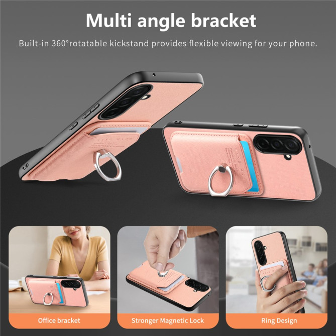 Coque Samsung Galaxy A37 Tissu avec Support ALBA