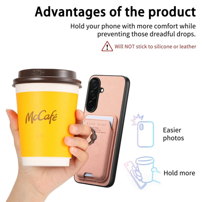 Coque Samsung Galaxy A37 Tissu avec Support ALBA