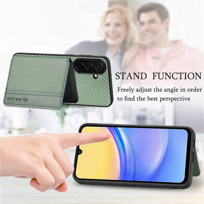 Housse Samsung Galaxy A37 Fibre de Carbone RFID