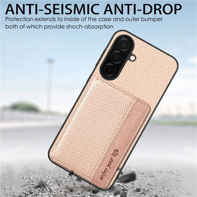 Housse Samsung Galaxy A37 Fibre de Carbone RFID