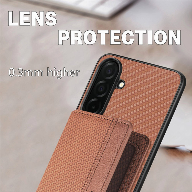 Housse Samsung Galaxy A37 Fibre de Carbone RFID