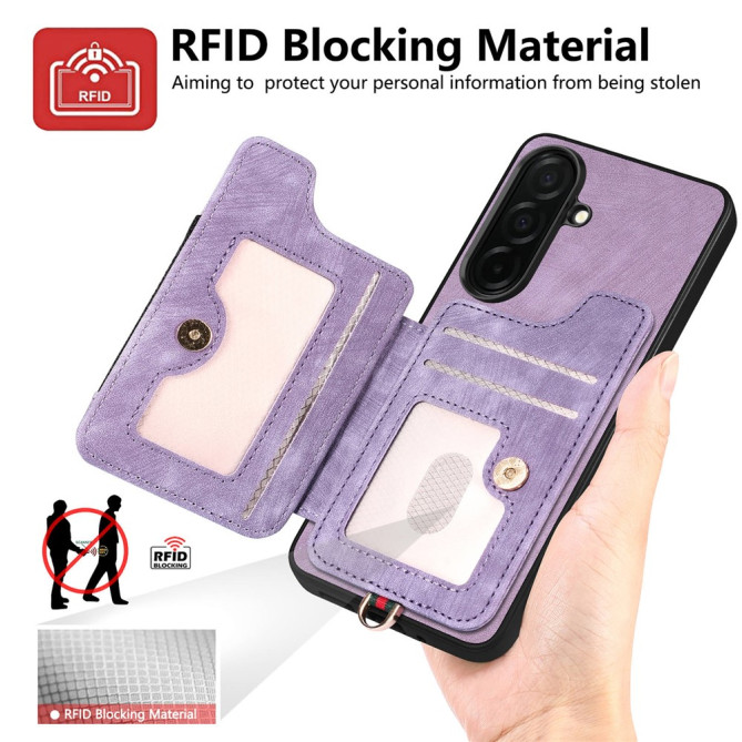 Housse Samsung Galaxy A37 Rétro RFID