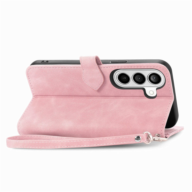 Housse Samsung Galaxy A37 Fleurs Fermeture Éclair