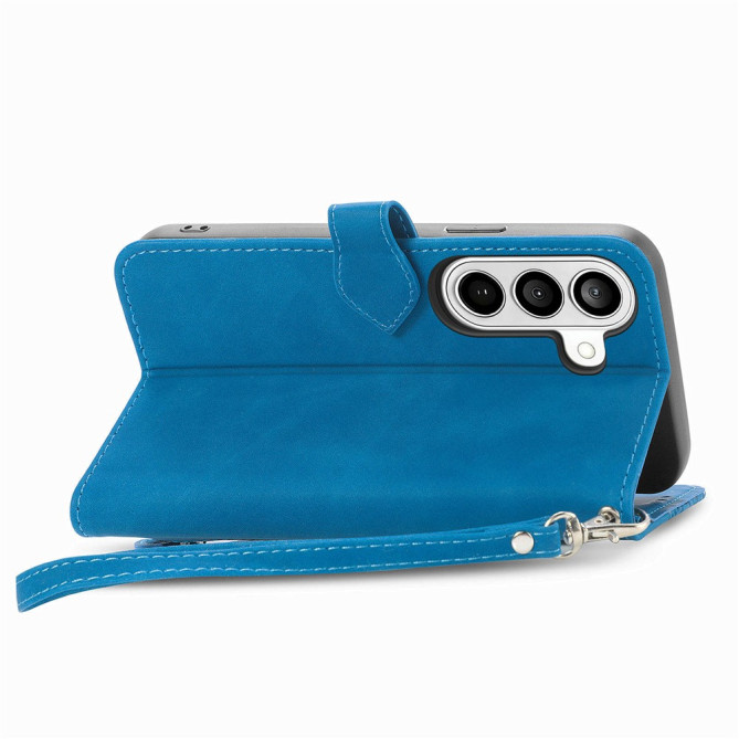 Housse Samsung Galaxy A37 Fleurs Fermeture Éclair