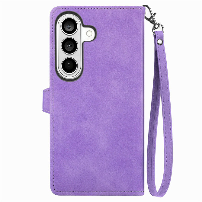 Housse Samsung Galaxy A37 Fleurs Fermeture Éclair