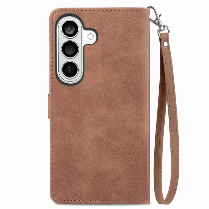 Housse Samsung Galaxy A37 Fleurs Fermeture Éclair