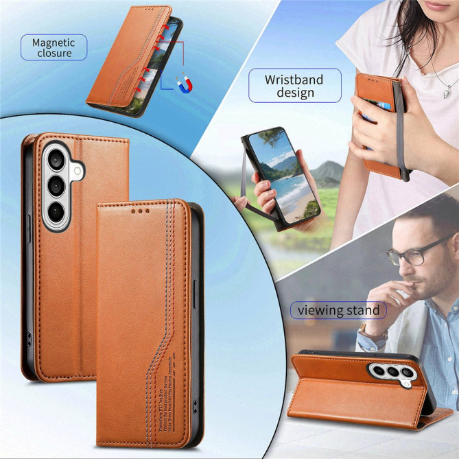 Housse Samsung Galaxy A37 Simili Cuir Coutures