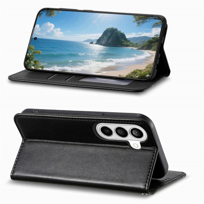 Housse Samsung Galaxy A37 Simili Cuir Coutures