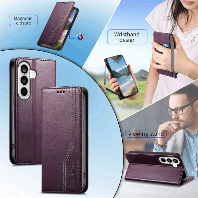 Housse Samsung Galaxy A37 Simili Cuir Coutures