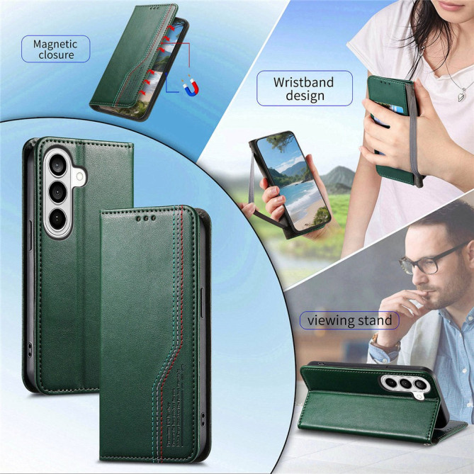 Housse Samsung Galaxy A37 Simili Cuir Coutures