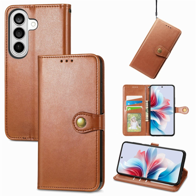 Housse Samsung Galaxy A37 Simili Cuir Support Dragonne HANA