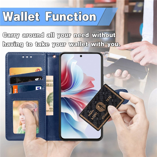 Housse Samsung Galaxy A37 Simili Cuir Support Dragonne HANA