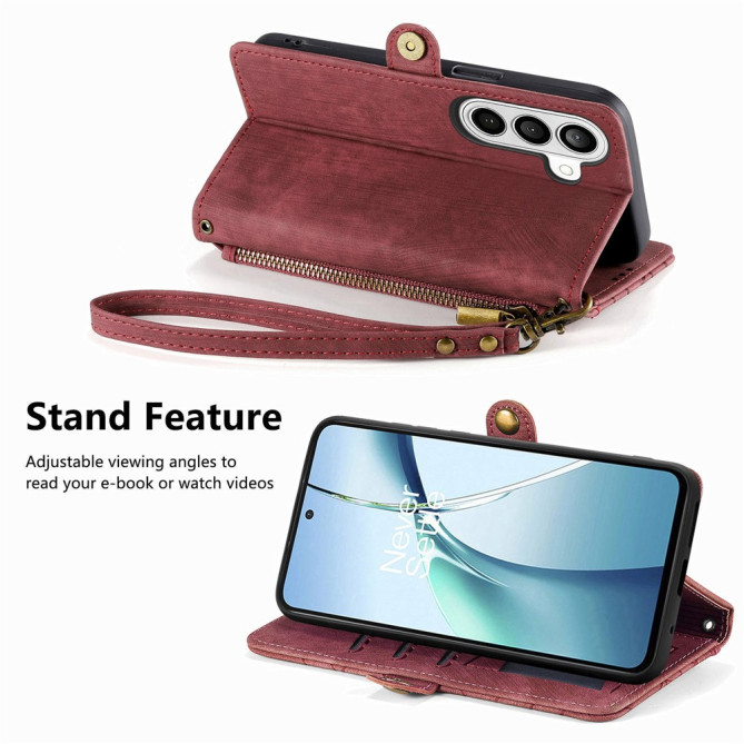 Housse Samsung Galaxy A37 Géométrique Fermeture Éclair