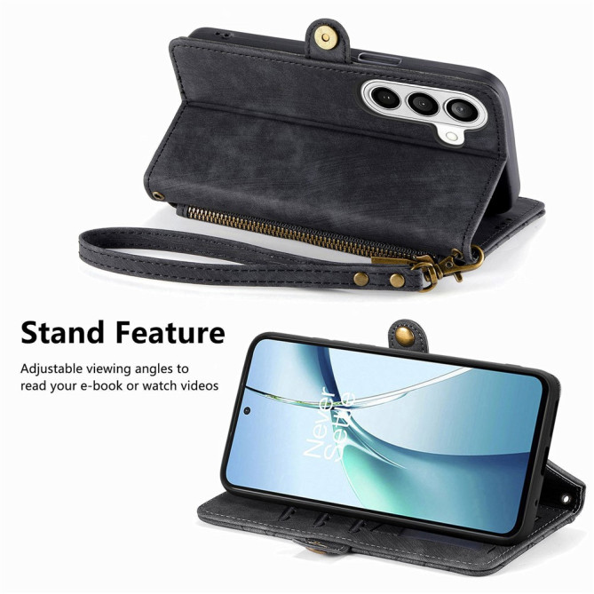 Housse Samsung Galaxy A37 Géométrique Fermeture Éclair