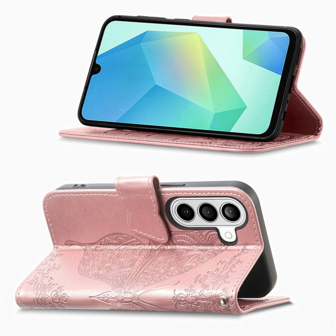 Housse Samsung Galaxy A37 Papillon avec Dragonne CARA