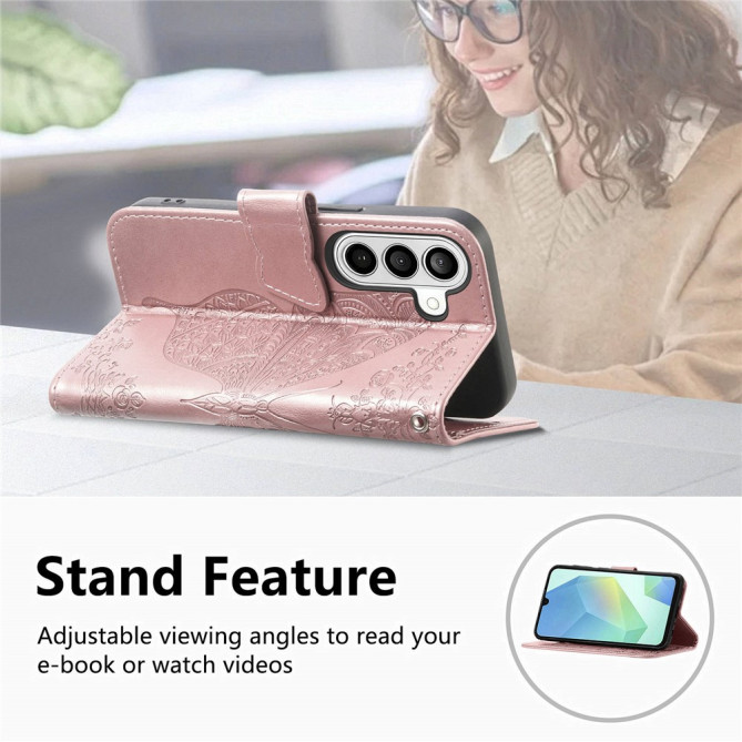 Housse Samsung Galaxy A37 Papillon avec Dragonne CARA