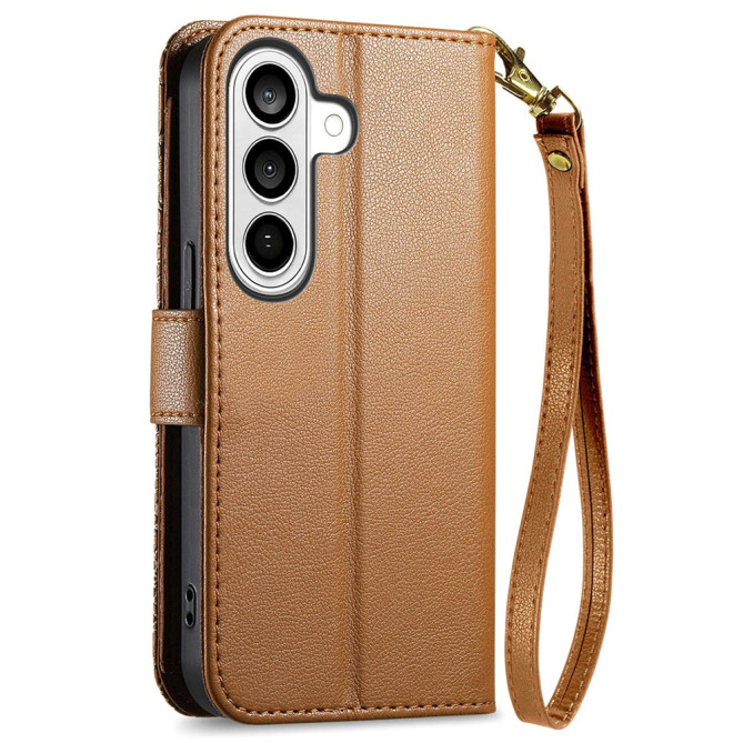 Housse Samsung Galaxy A37 Floral Fermeture Éclair