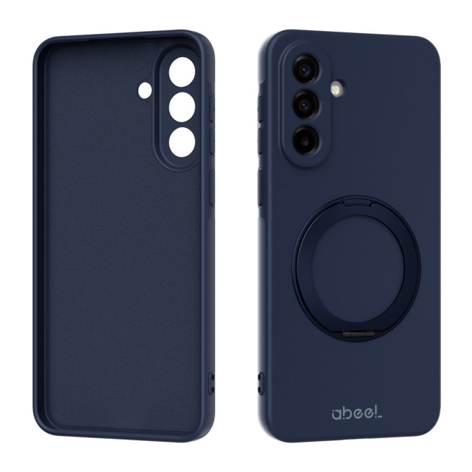 Coque Samsung Galaxy A37 ABEEL Toucher Soie Silicone Liquide avec Support