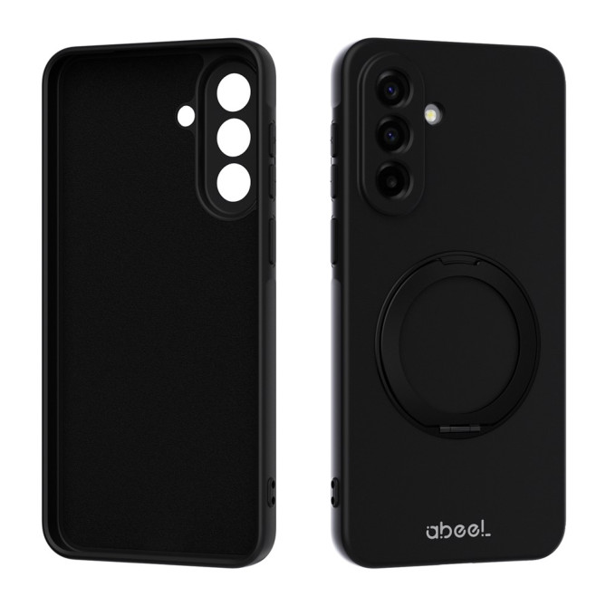 Coque Samsung Galaxy A37 ABEEL Toucher Soie Silicone Liquide avec Support