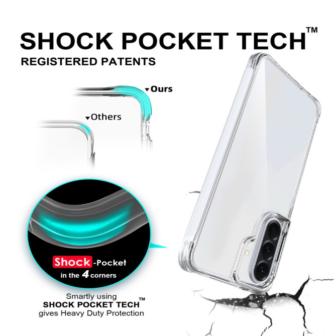 Coque Samsung Galaxy A37 TPU + PC Transparente CARA