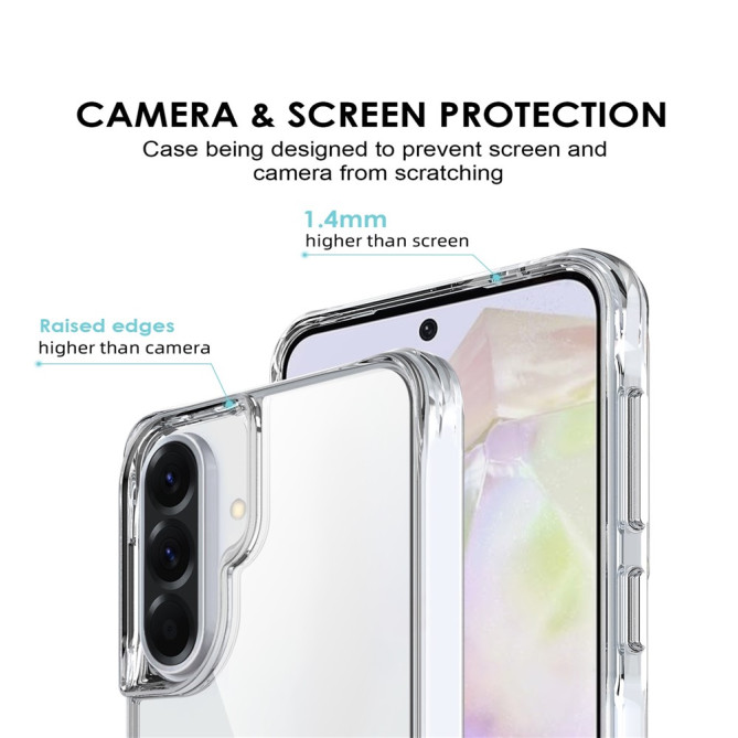 Coque Samsung Galaxy A37 TPU + PC Transparente CARA