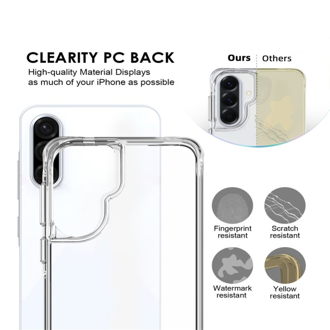 Coque Samsung Galaxy A37 TPU + PC Transparente CARA