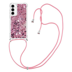 Coque Samsung Galaxy A37 Cœur Rose Doré