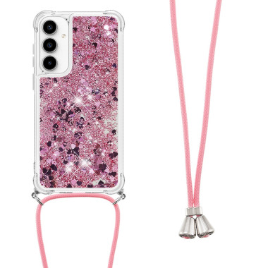 Coque Samsung Galaxy A37 Cœur Rose Doré