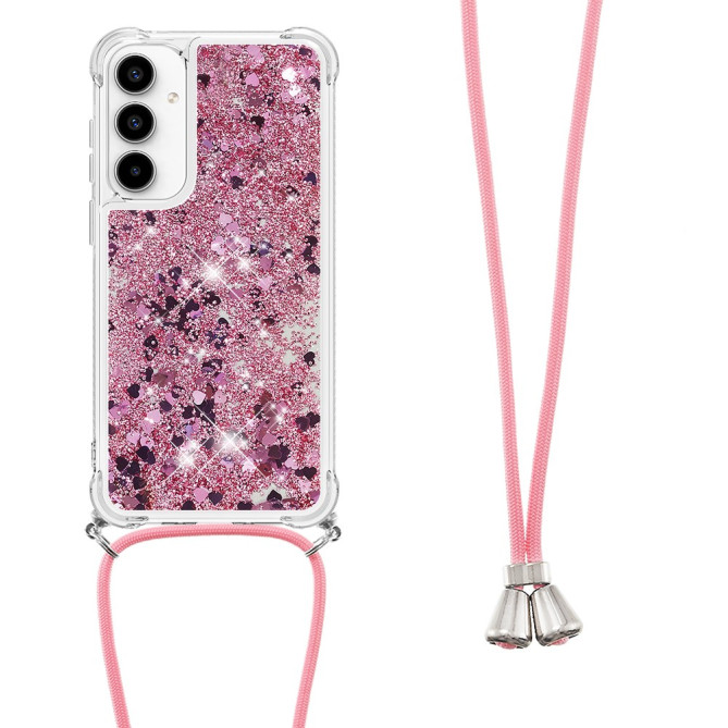 Coque Samsung Galaxy A37 Cœur Rose Doré