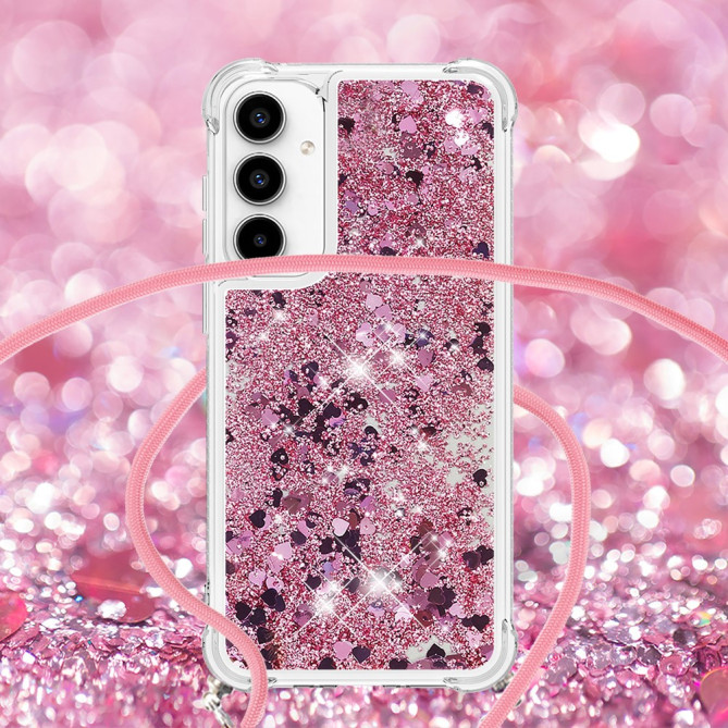 Coque Samsung Galaxy A37 Cœur Rose Doré