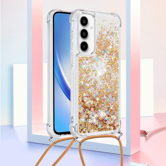 Coque Samsung Galaxy A37 Cœur Doré